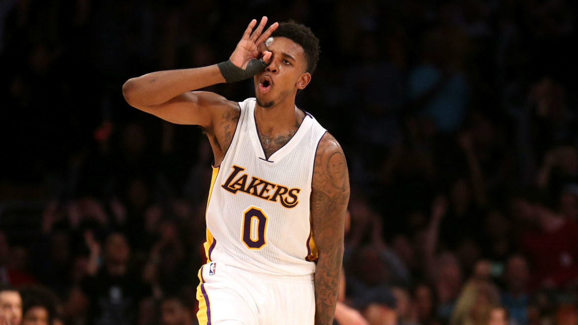 Nick Young in maglia Lakers