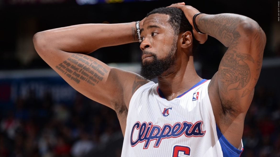 DeAndre Jordan, uno dei protagonisti di queste ore precedenti alla NBA trade deadline