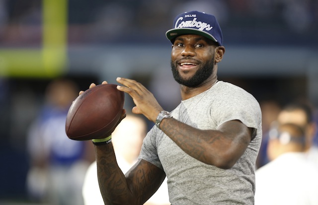 lebron james nfl