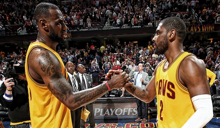 Kyrie Irving e LeBron James