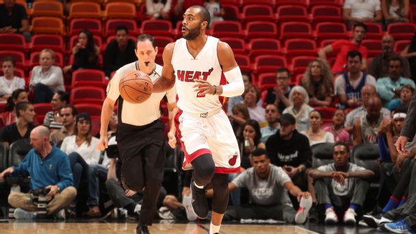 Wayne Ellington in azione con la maglia degli Heat