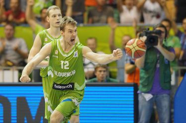 Zoran Dragic con la Slovenia