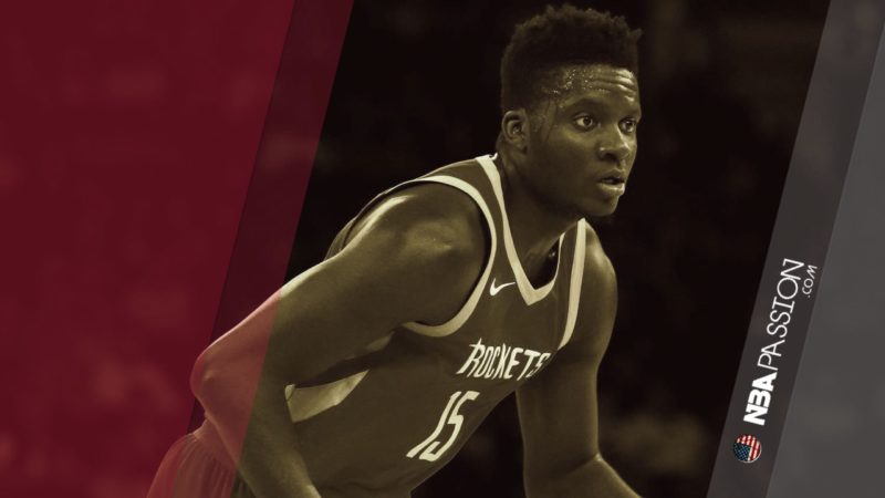 Clint Capela, centro degli Houston Rockets.