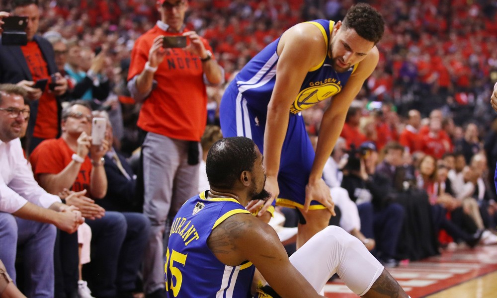 kevin durant infortunio