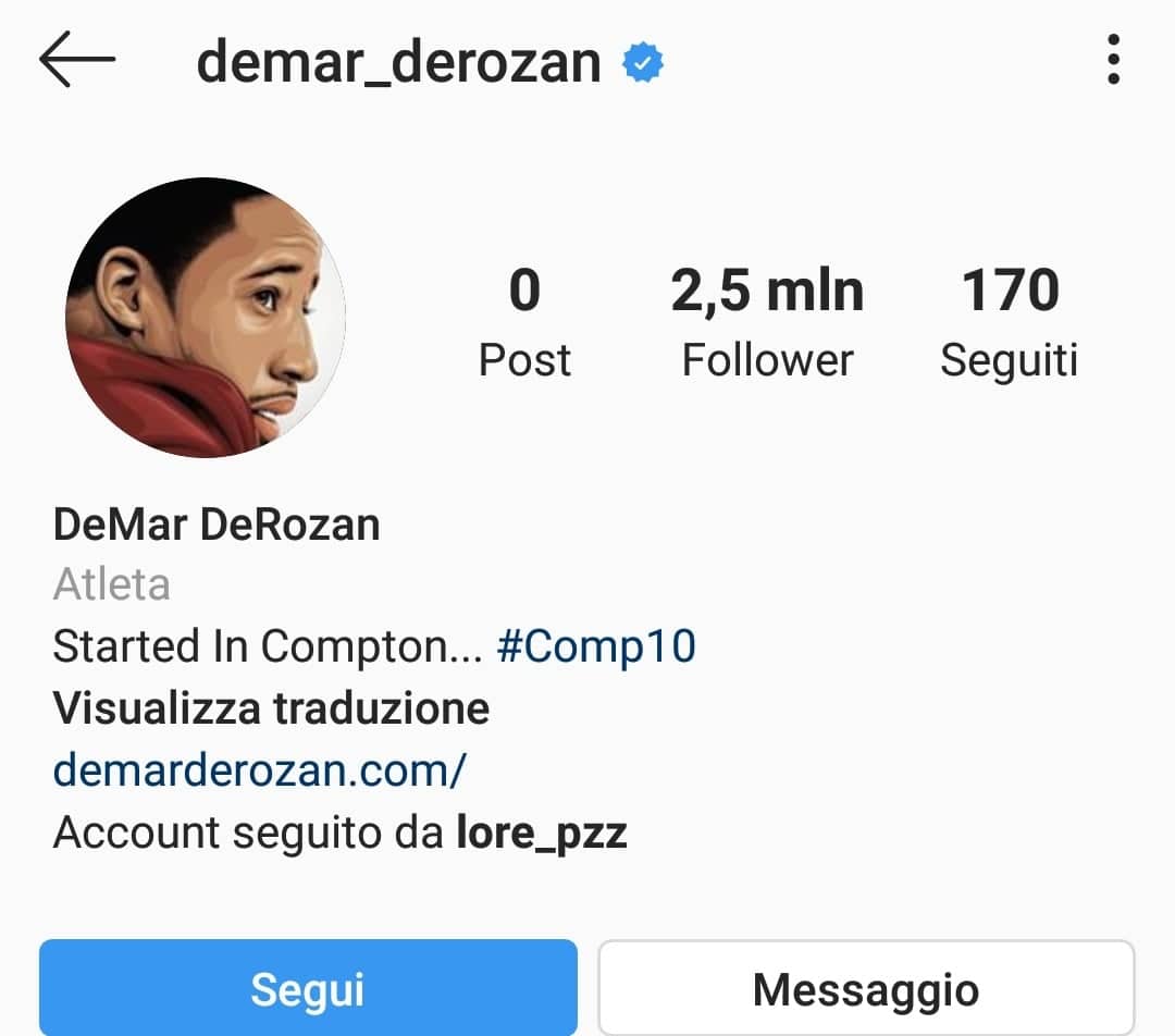 demar derozan instagram trade