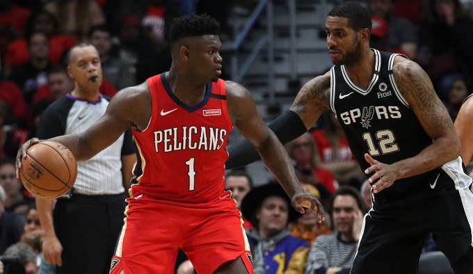 zion williamson debutto NBA