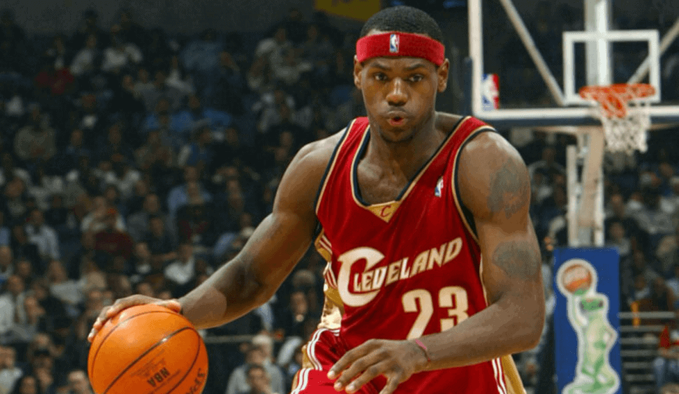 lebron james rookie