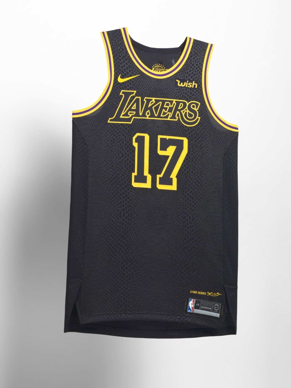 lakers black mamba jersey