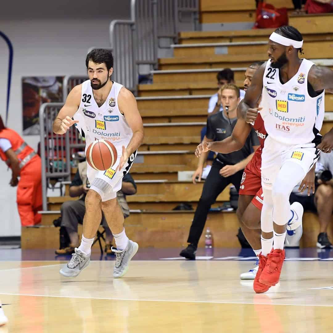 Luke Maye JaCorey Williams in maglia Aquila Trento
