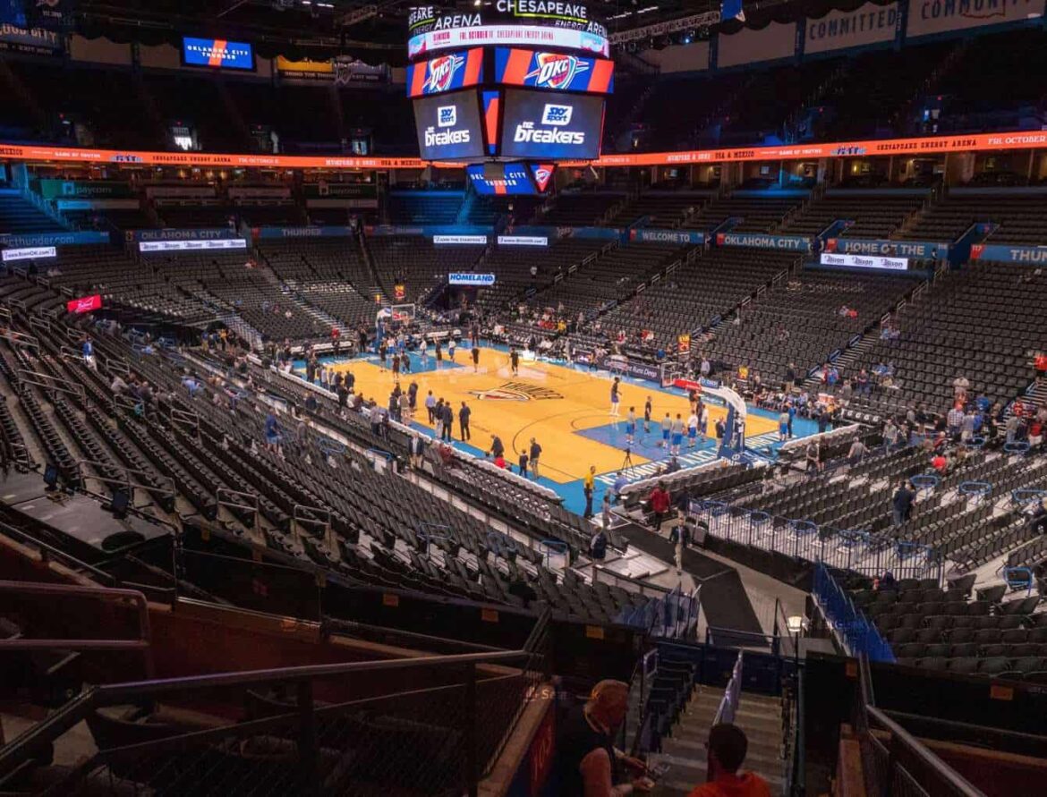 oklahoma city thunder arena