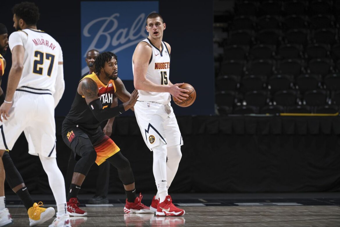 nikola jokic nuggets jazz