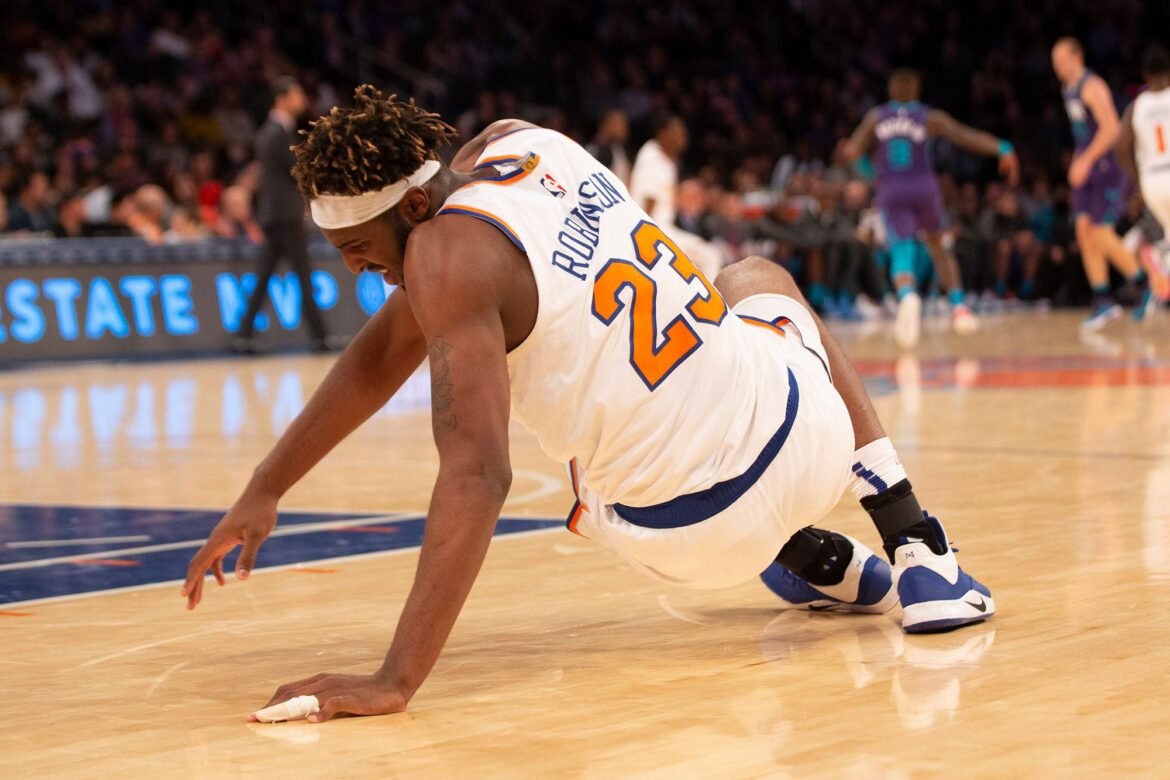 knicks infortunio robinson