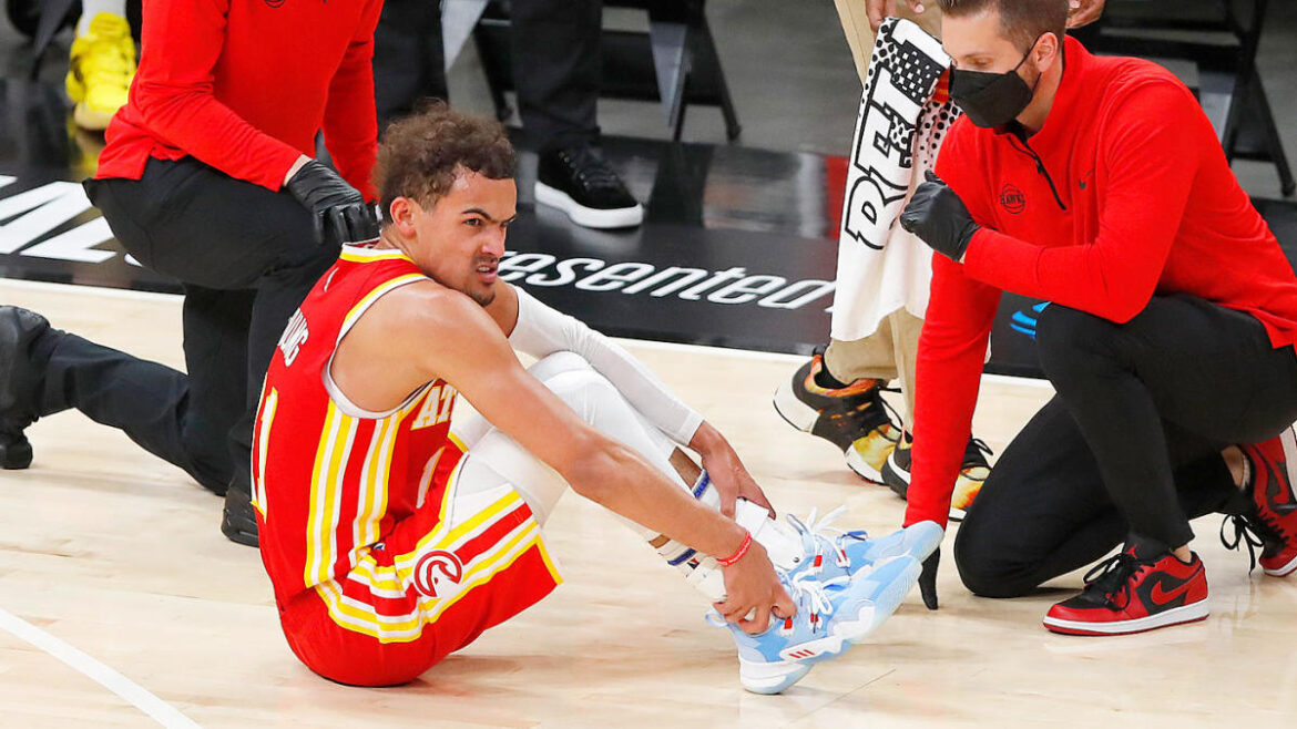 trae young infortunio