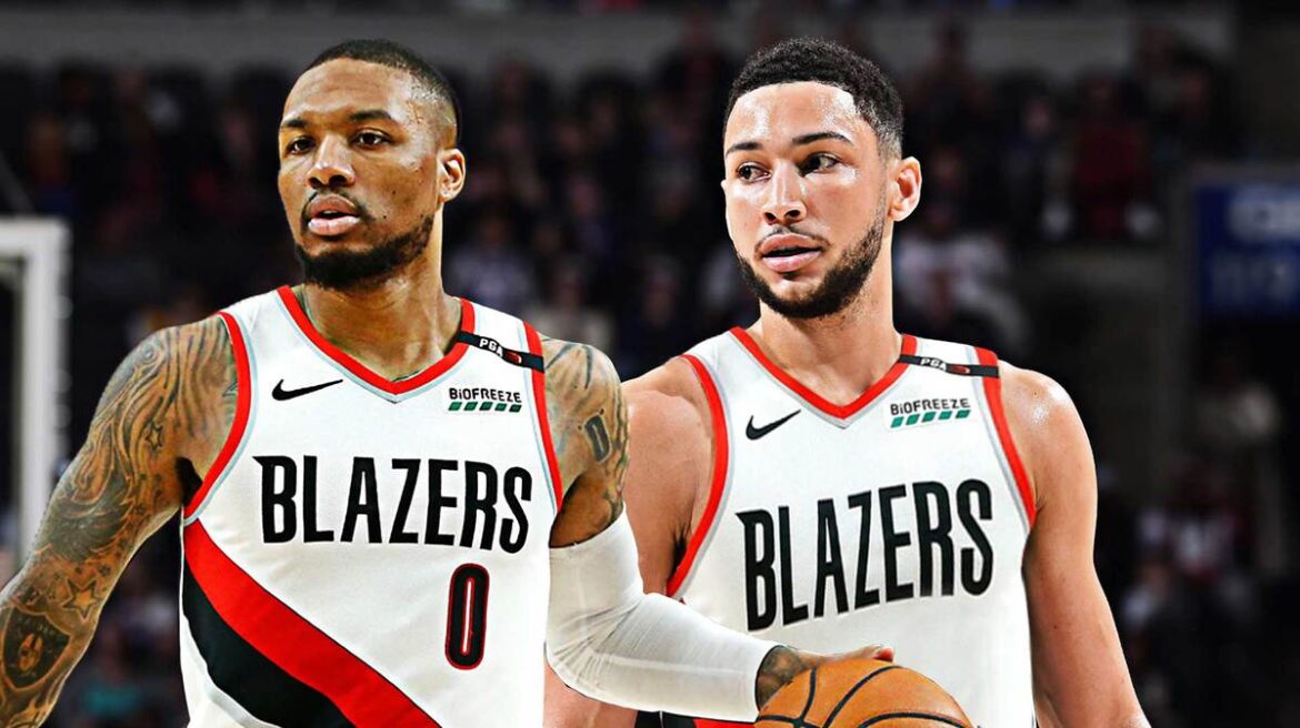 ben simmons blazers lillard