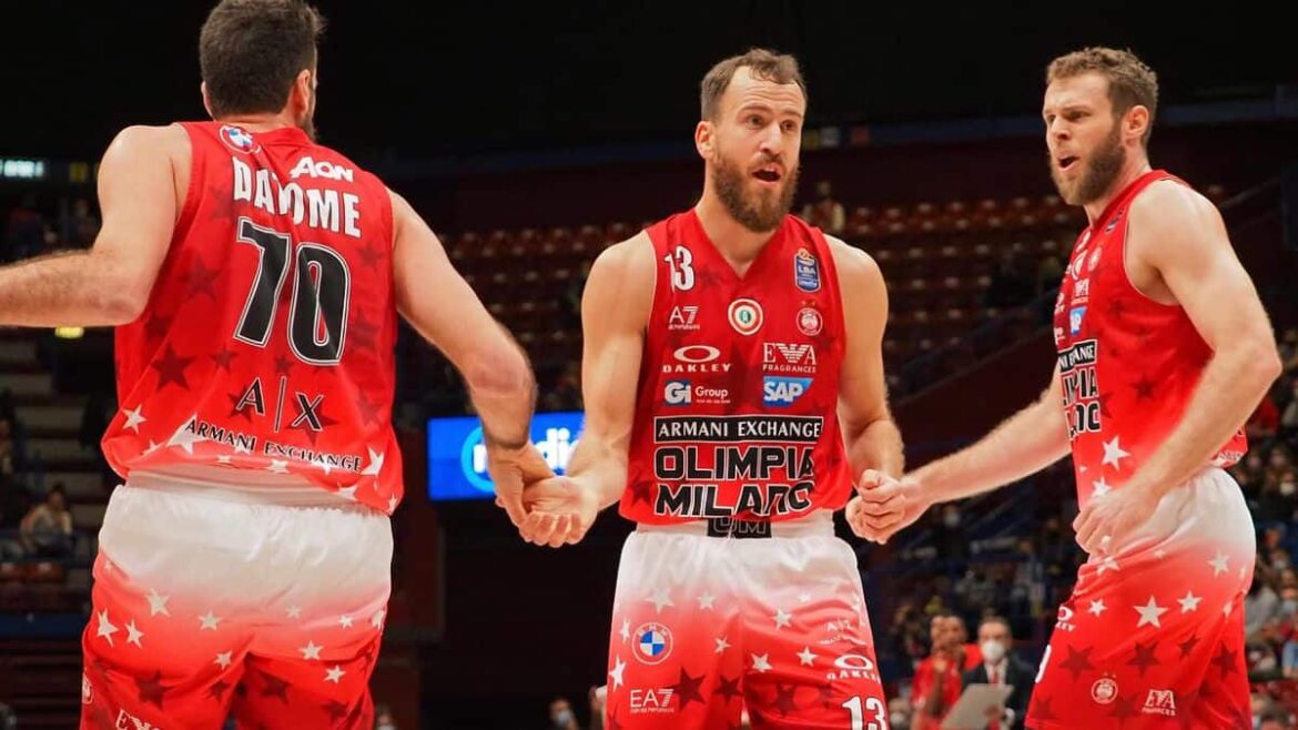 Olimpia Milano Rodriguez Datome Melli