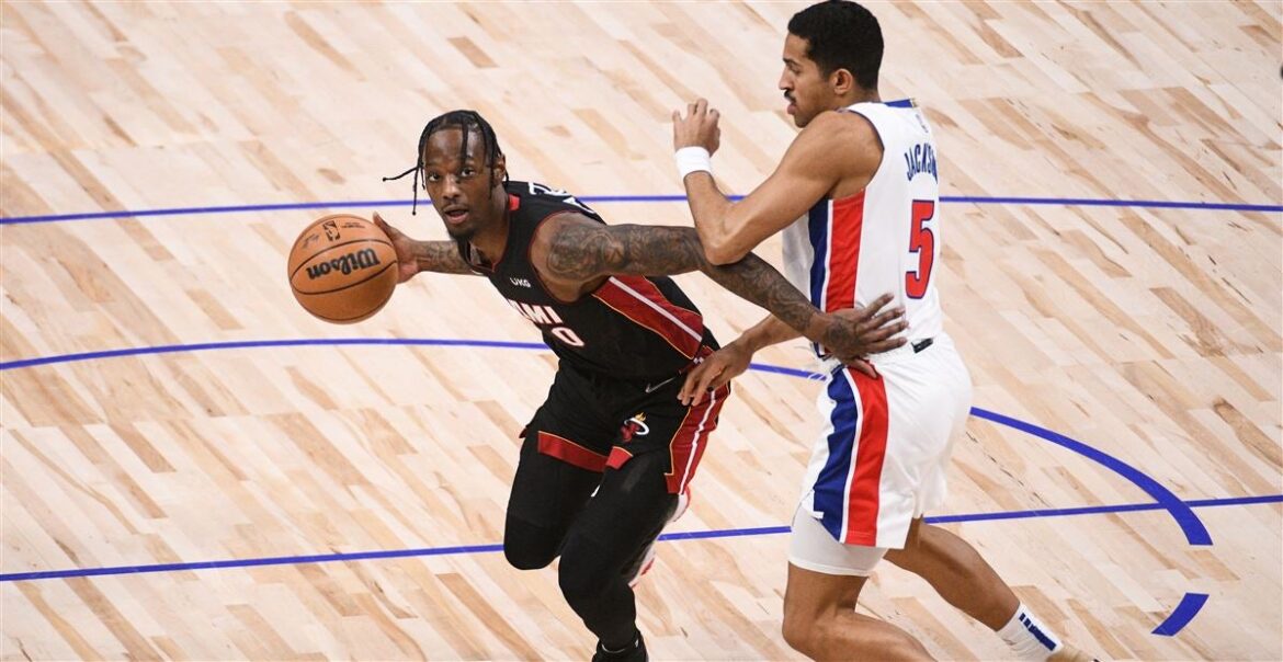Marcus Garrett con la maglia dei Miami Heat
