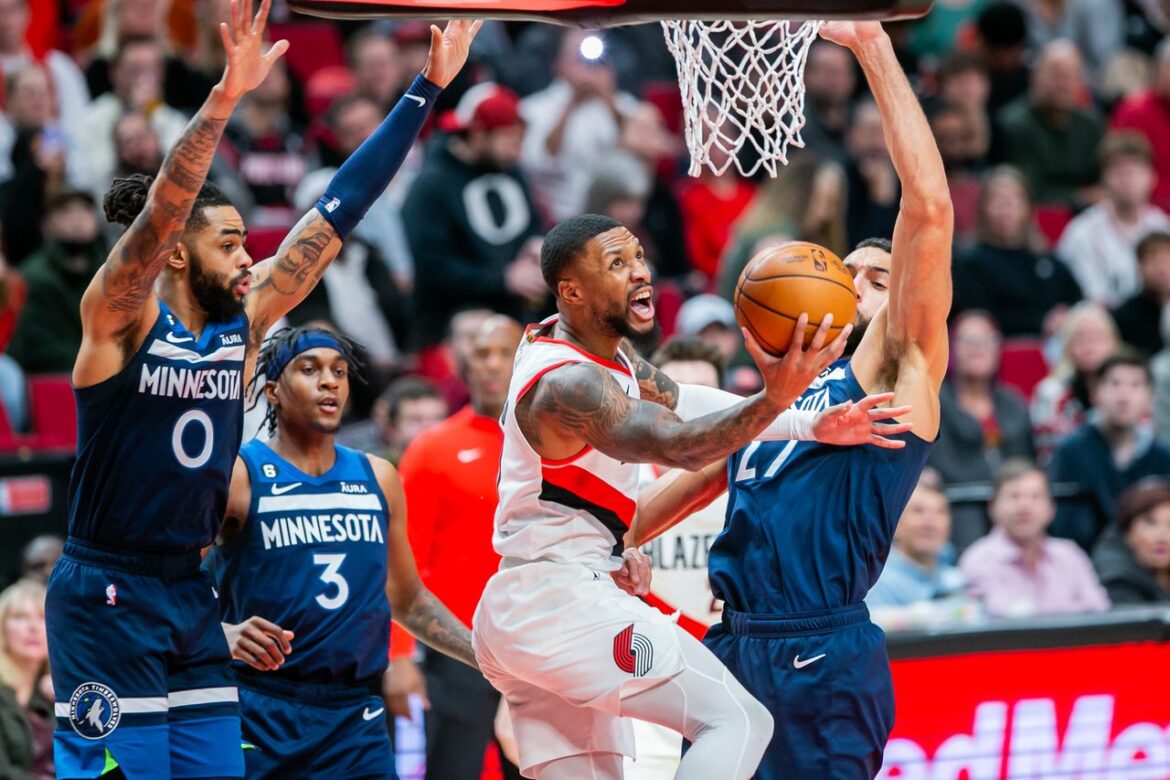 damian lillard vs twolves