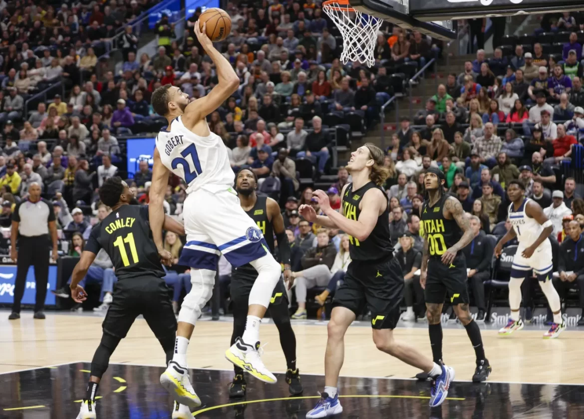 gobert jazz timberwolves
