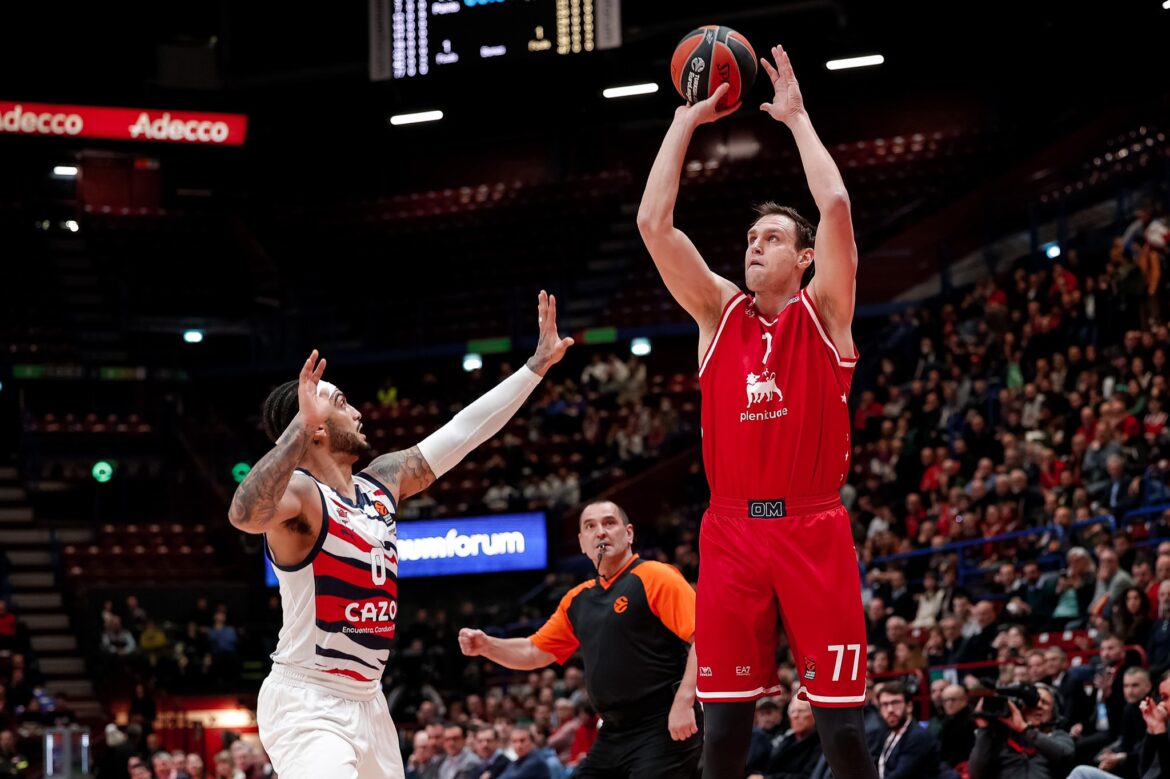 Voigtmann con una grande partita in Olimpia Milano-Baskonia