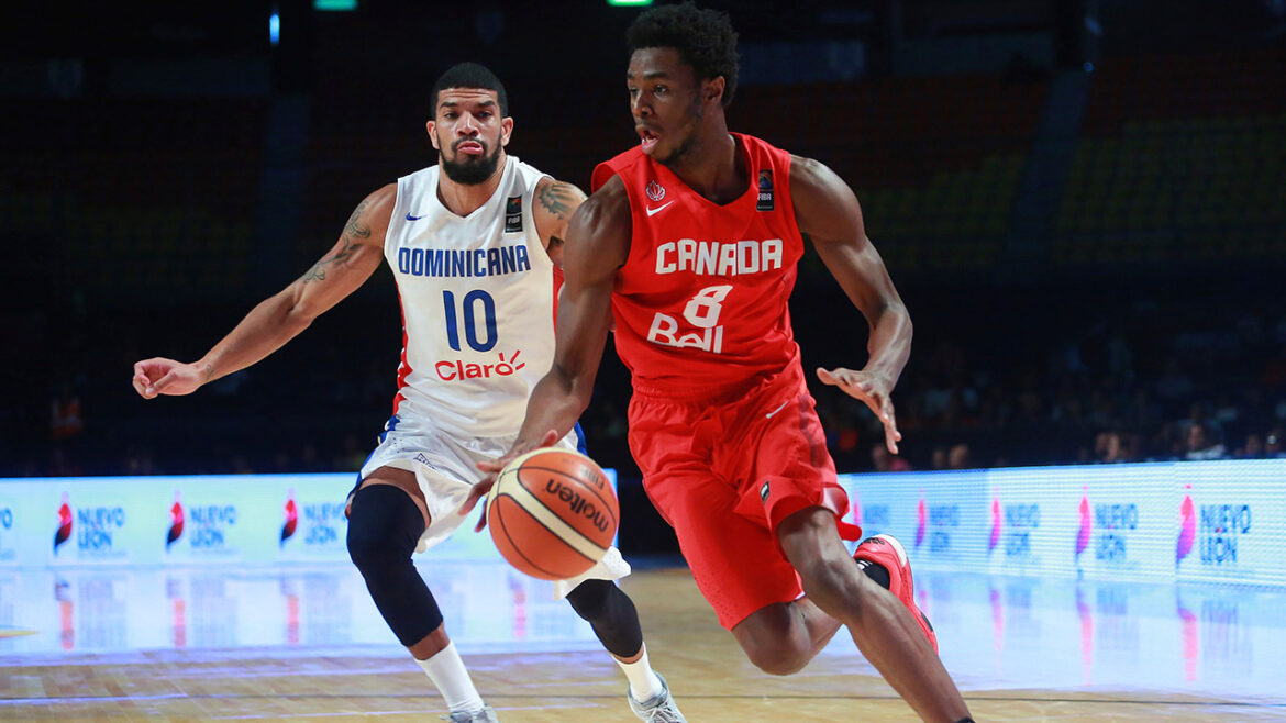 andrew wiggins con la nazionale del Canada