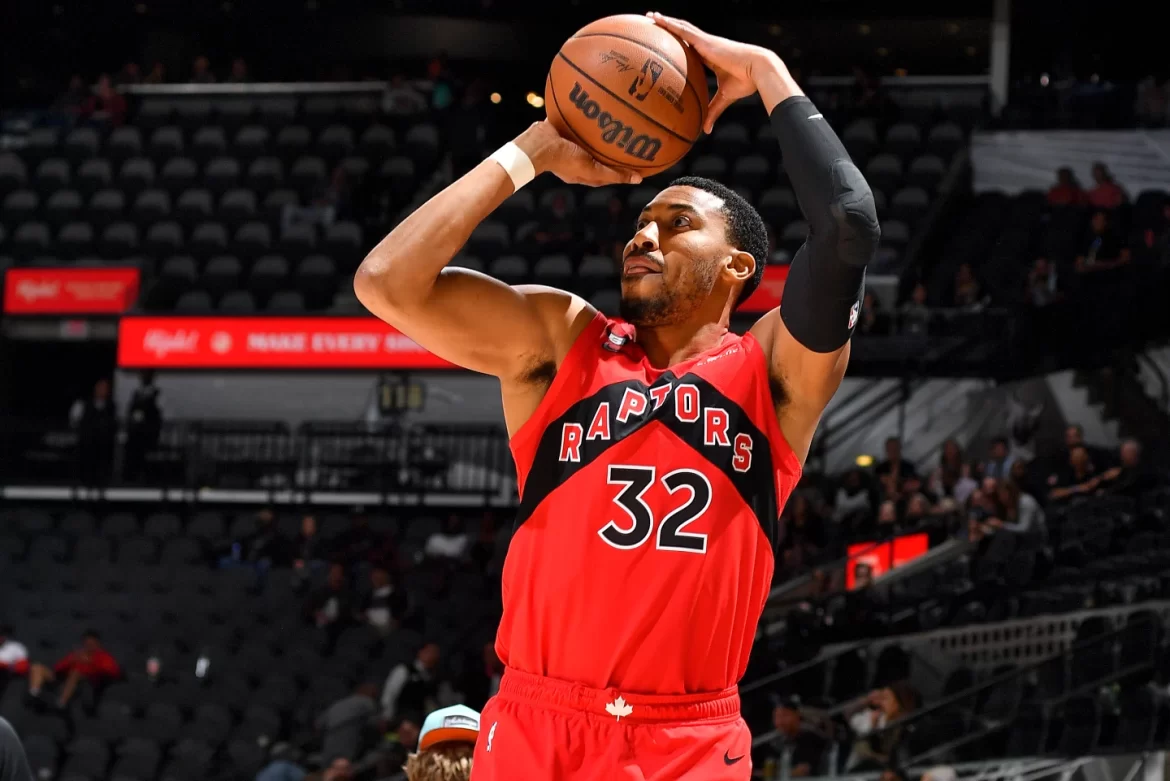 otto porter jr dei raptors al tiro