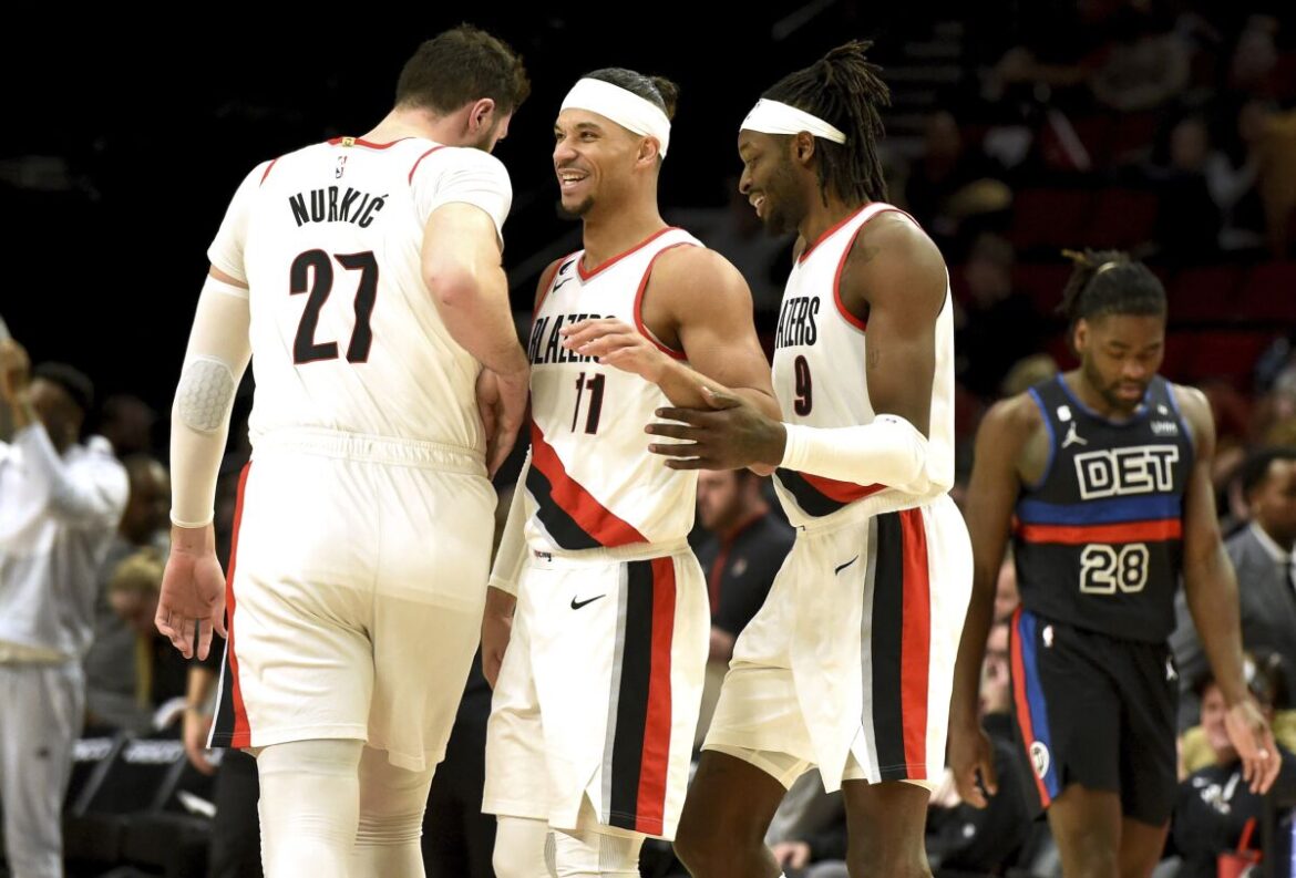 portland trail blazers nurkic, hart e grant