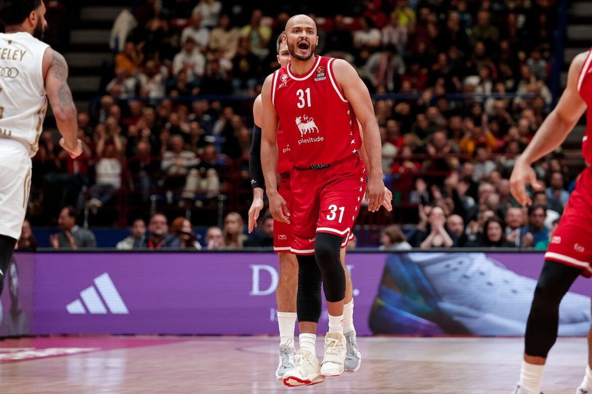 Shavon Shields in Olimpia Milano-Bayern Monaco