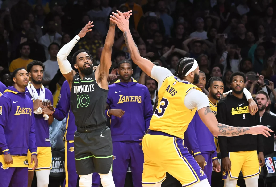 lakers timberwolves