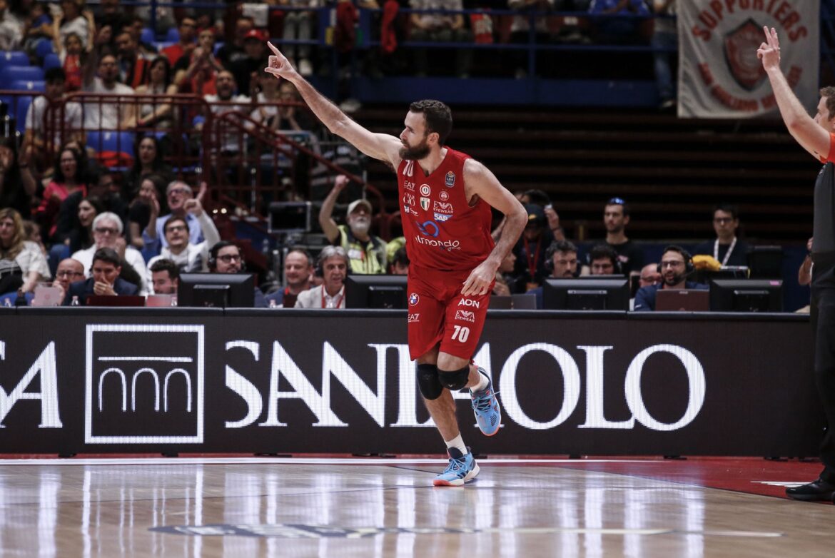 Datome Olimpia Milano-Pesaro, playoff LBA