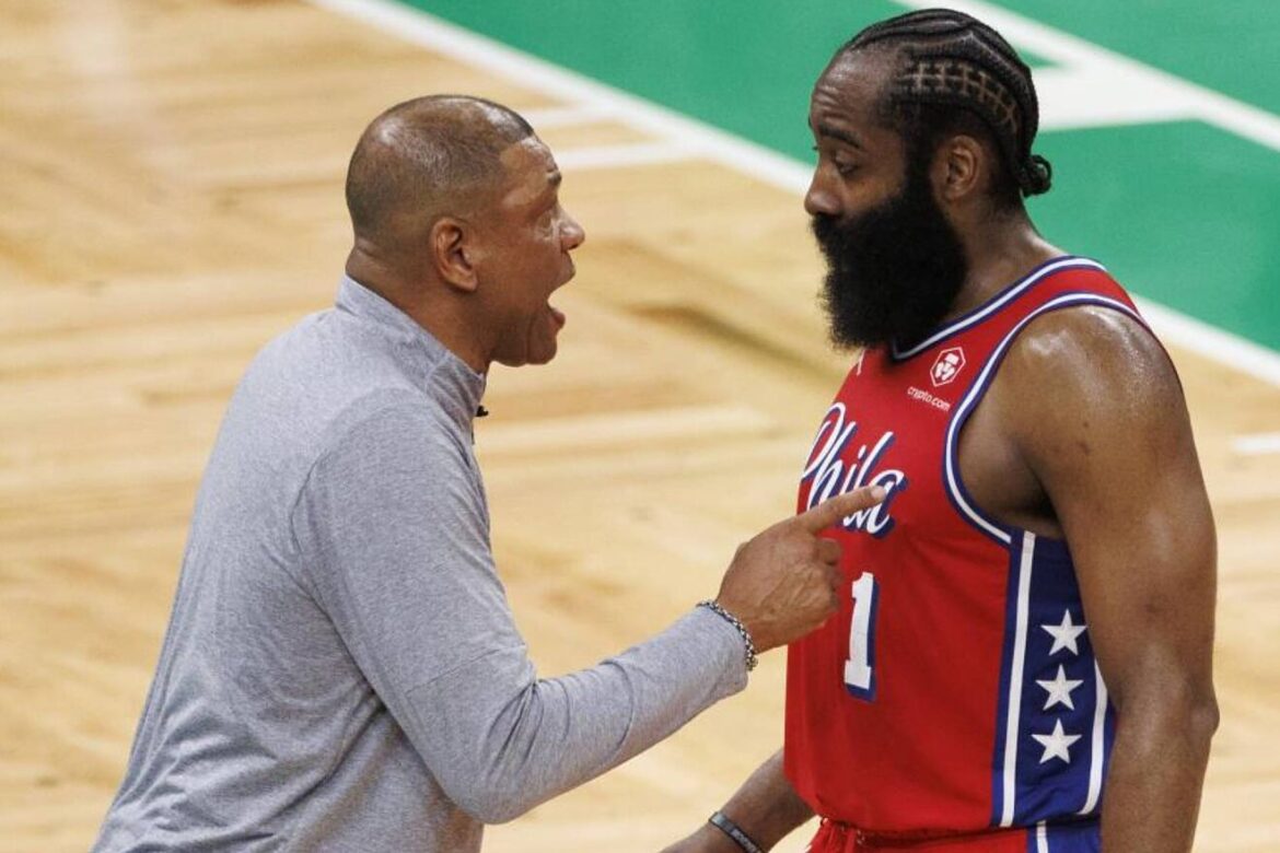 james harden e doc rivers philadelphia 76ers