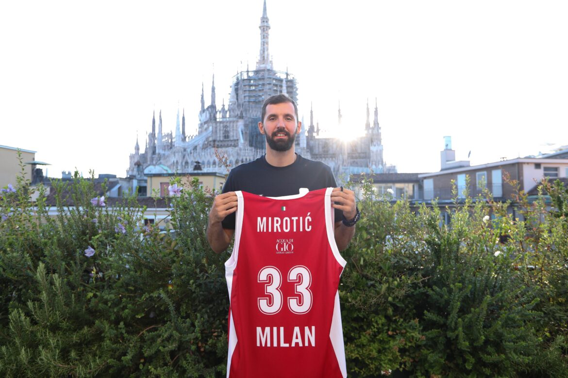 Olimpia Milano Mirotic presentazione
