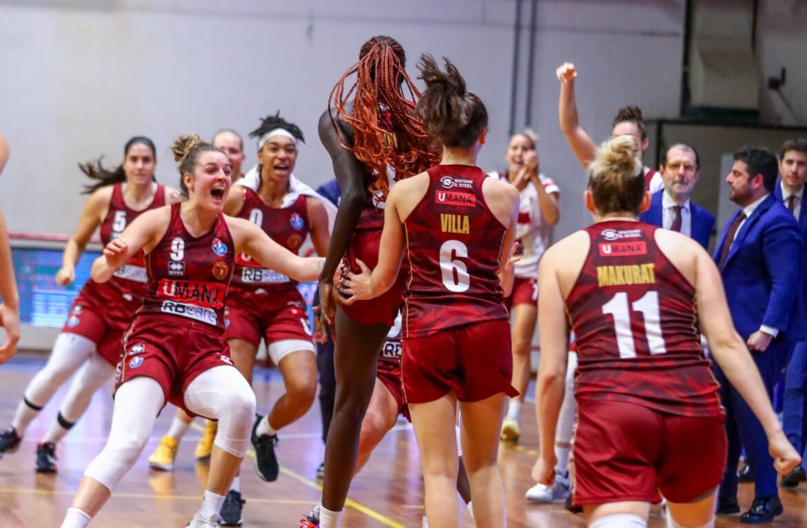 LBF - la gioia della Reyer a Faenza