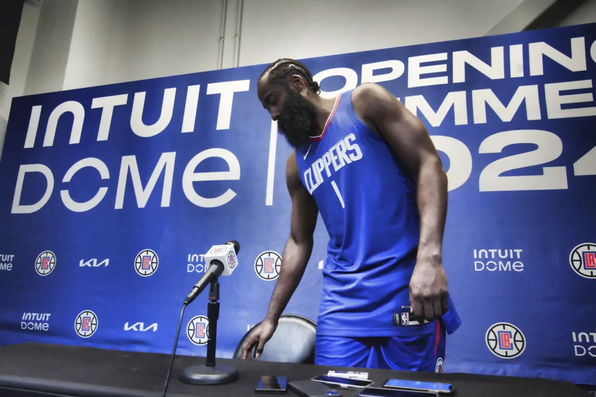 harden esordio clippers