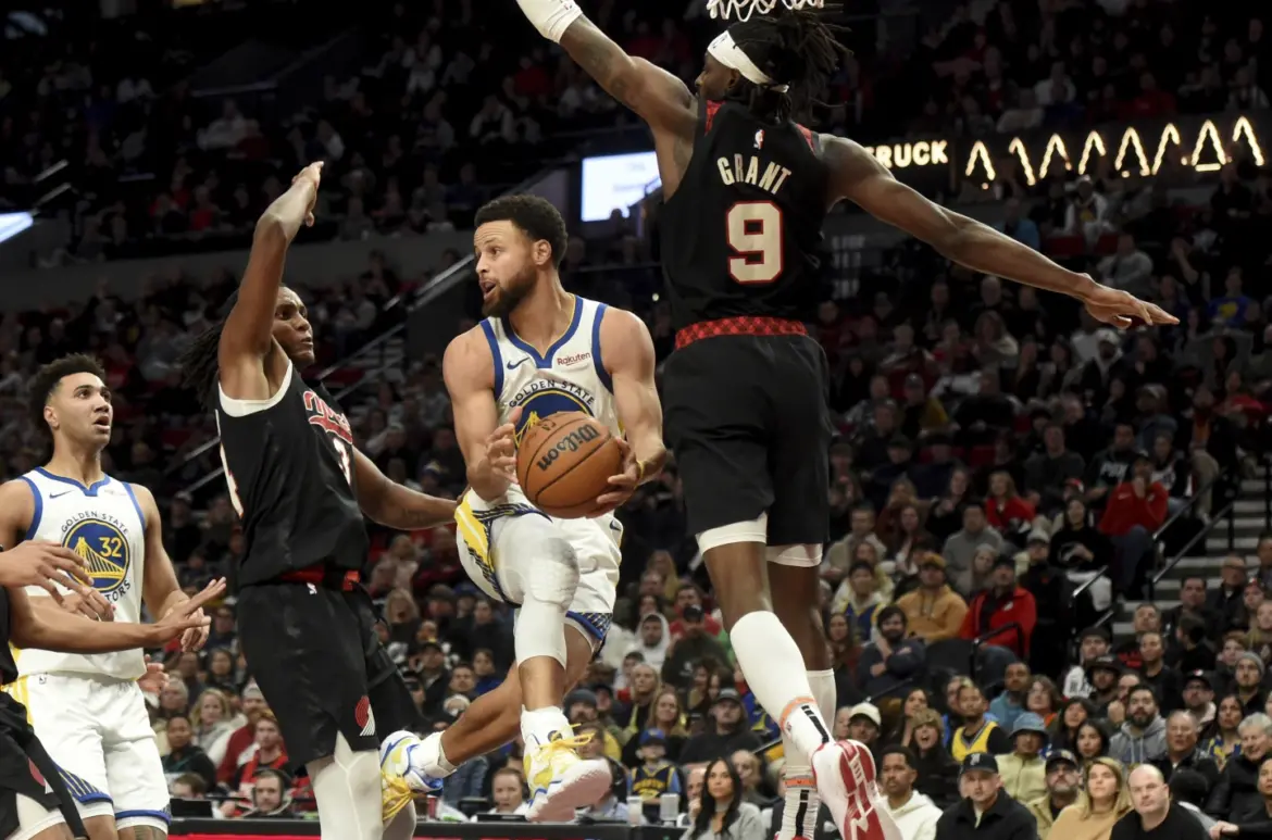 stephen curry vs portland