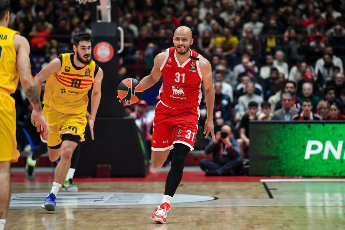 Olimpia Milano-Barcellona, Shavon Shields in azione