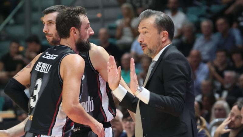 Coach Luca Banchi, allenatore della Virtus Segafredo Bologna