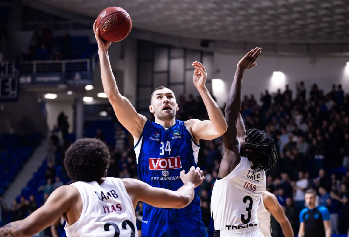 Il Buducnost vince contro Trento all'overtime