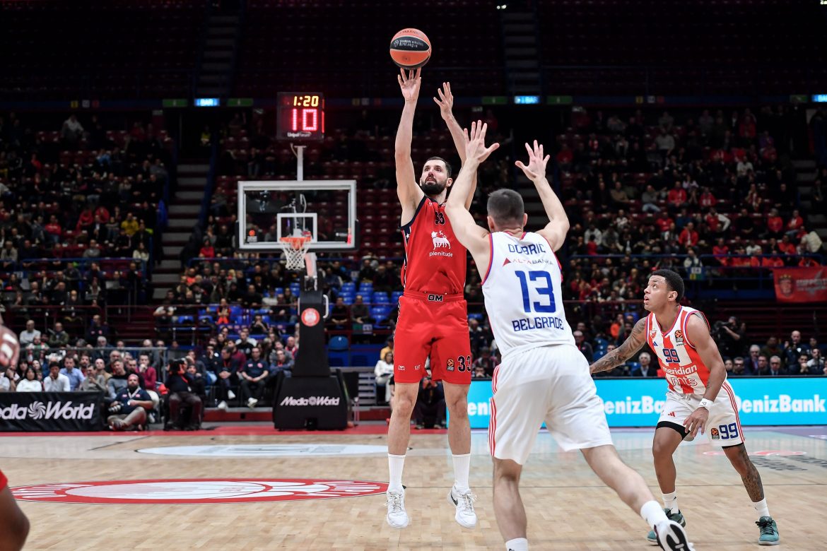 Nikola Mirotic Olimpia Milano Stella Rossa