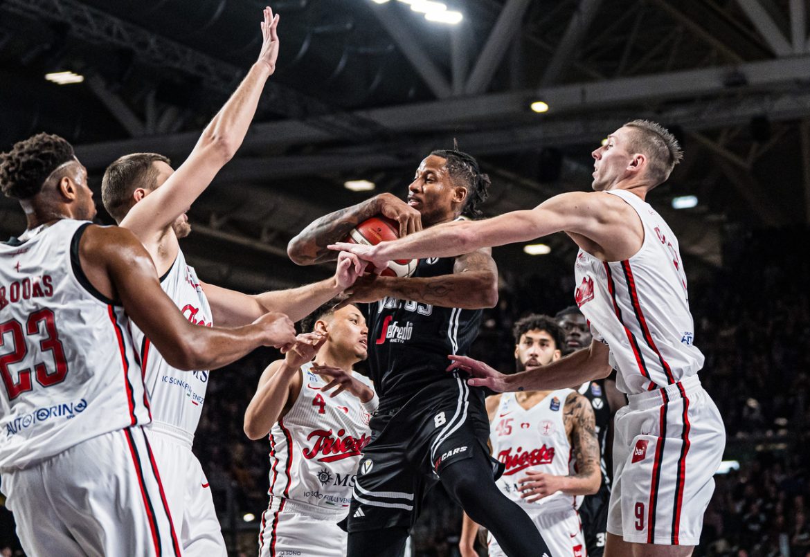 La Virtus Bologna cade contro Trieste