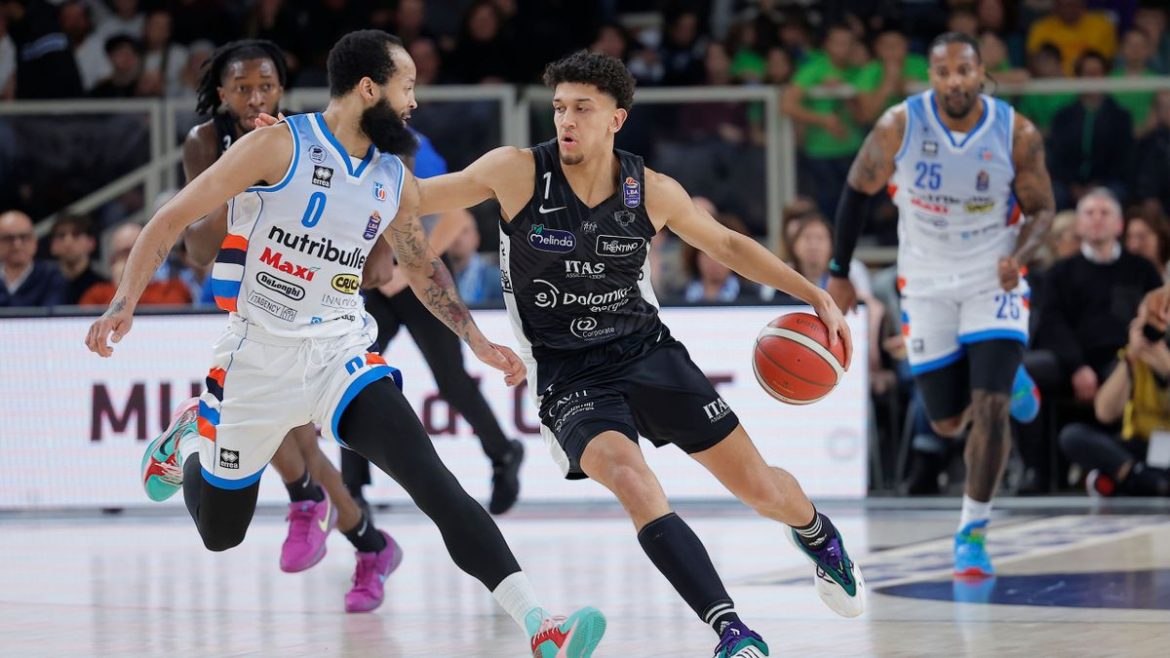 Super prova dell'Aquila Trento contro la Nutribullet Treviso