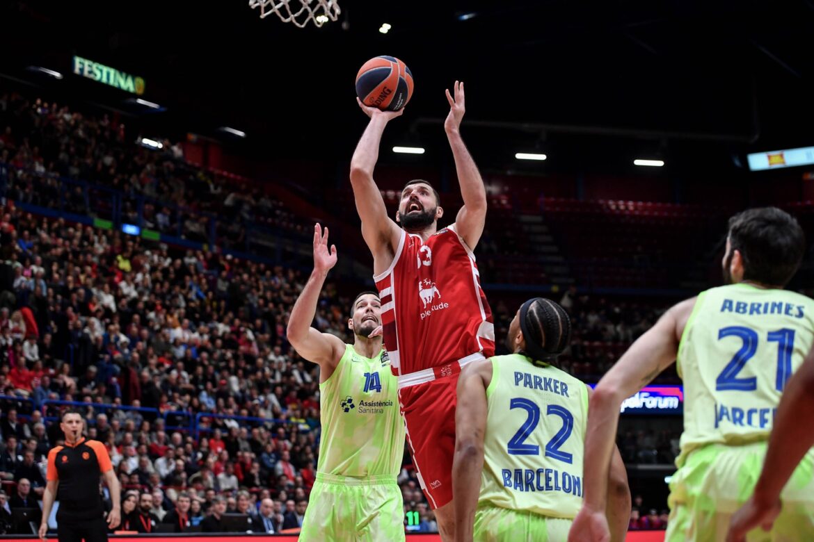 Mirotic Olimpia Milano Barcellona