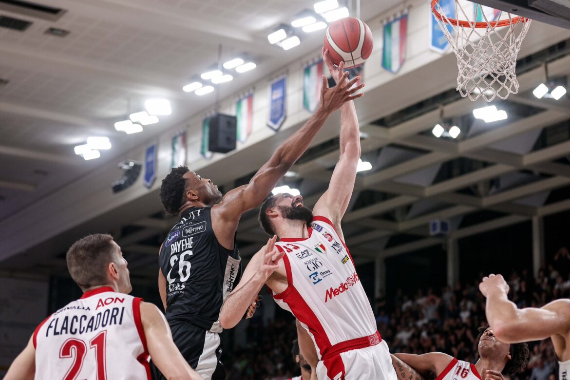 Aquila Trento Olimpia Milano gara 2