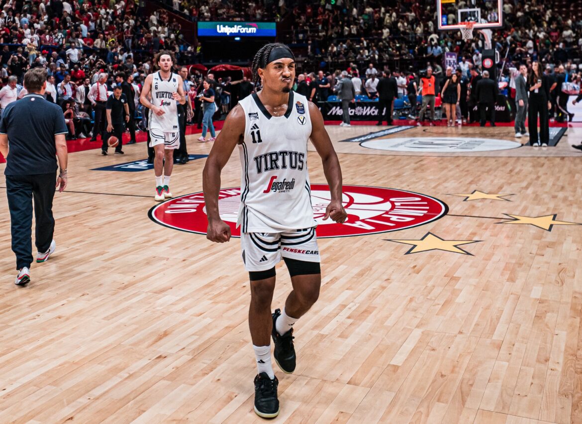 Brandon Taylor Virtus Bologna Olimpia Milano
