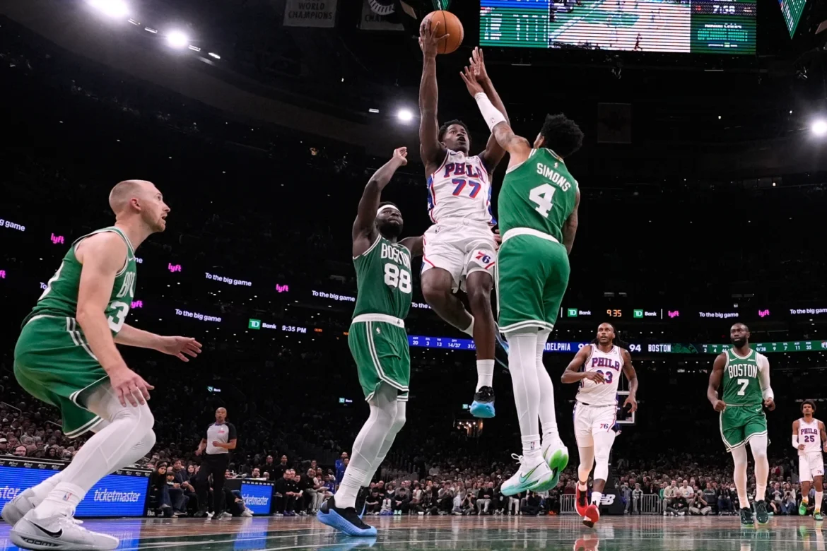vj edgecombe vs celtics