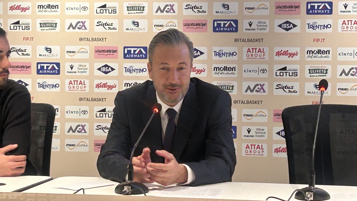 Luca Banchi, coach dell'Italbasket