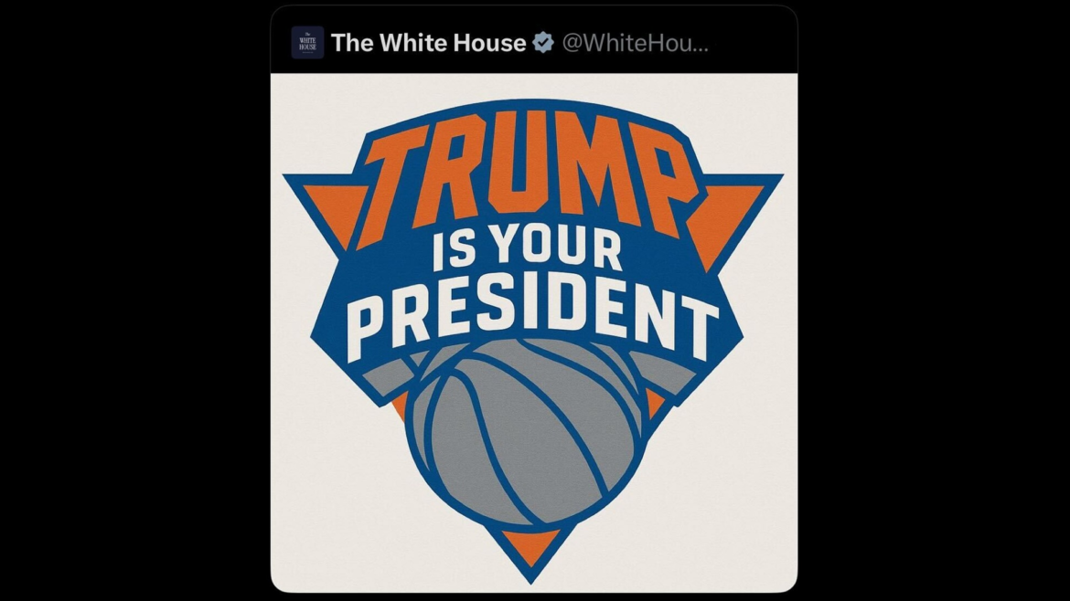 trump knicks logo