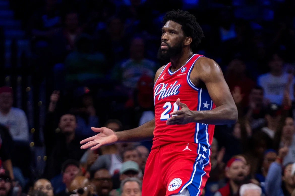 embiid gesto osceno