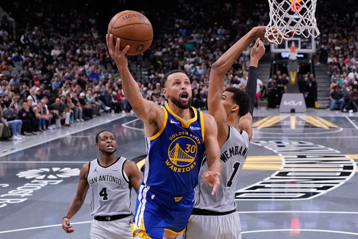 curry 49 punti spurs