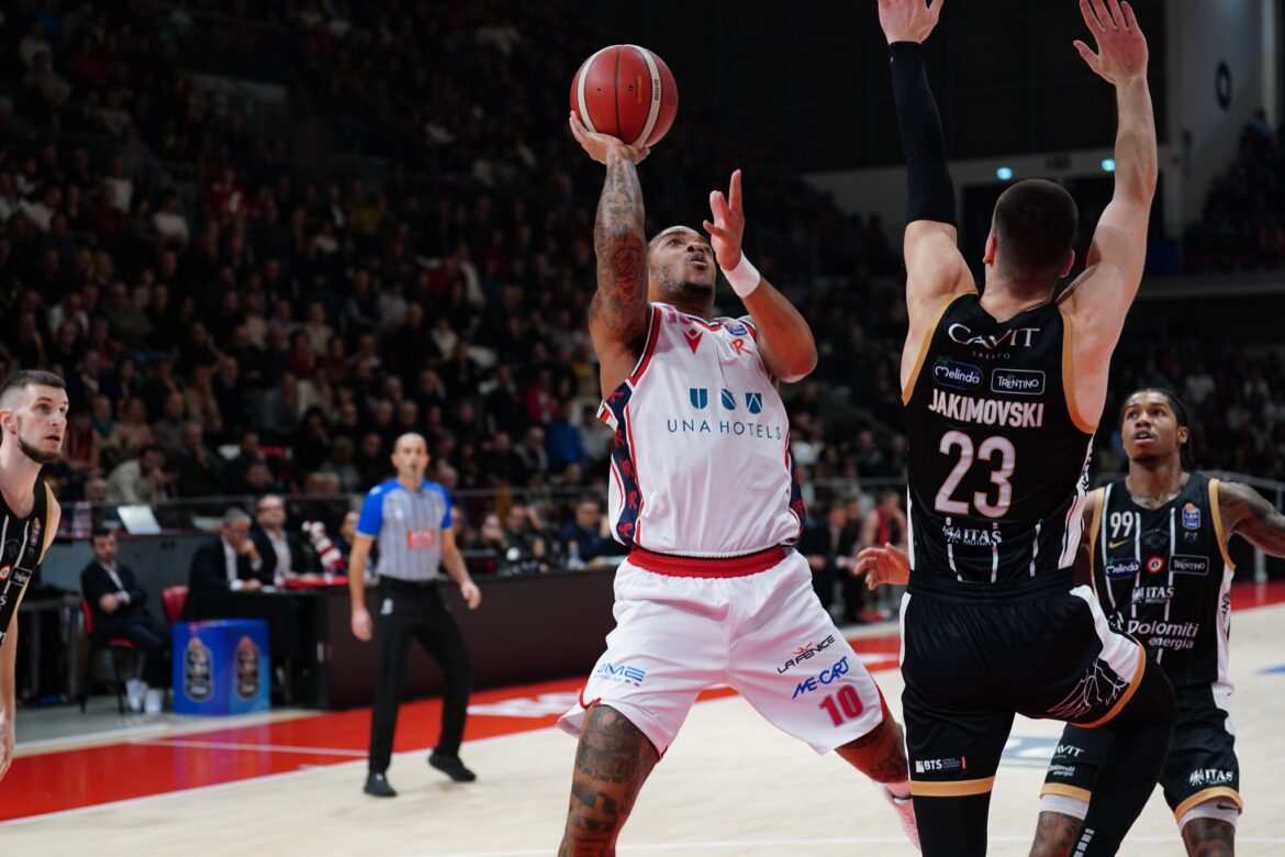 Reggio Emilia ritrova la vittoria: battuta l'Aquila Trento