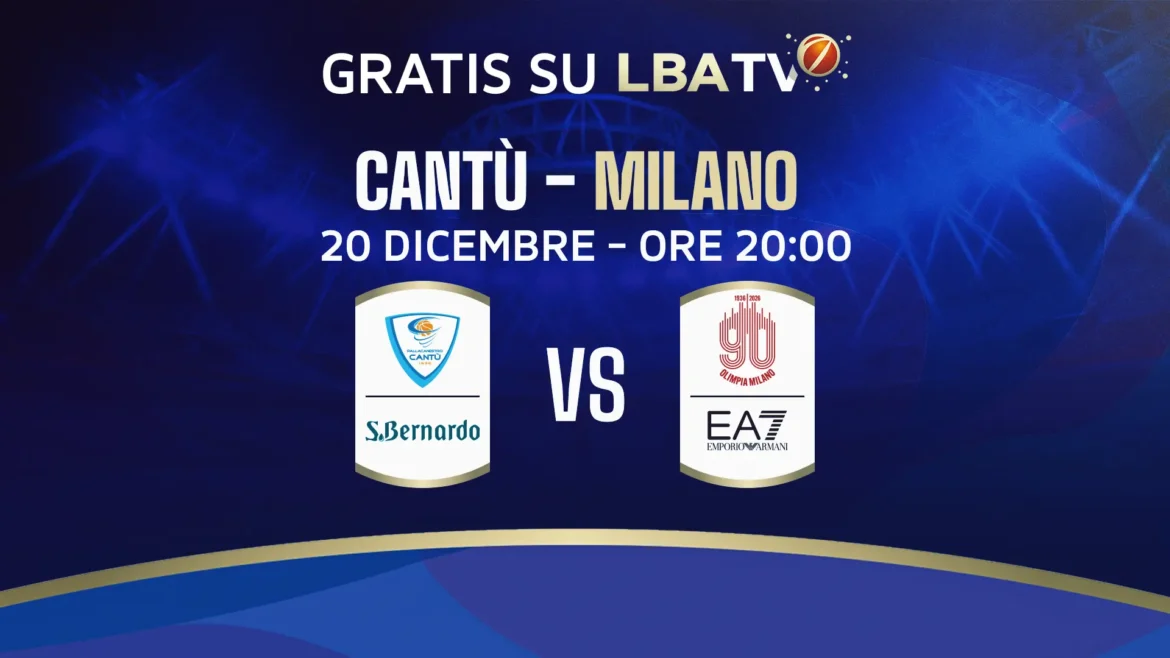 cantù milano lba tv gratis